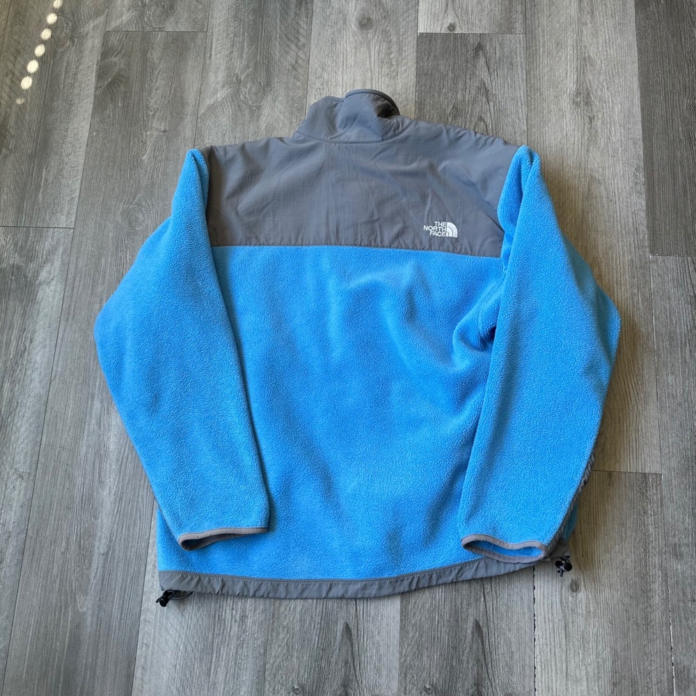 The North Face denali polartec Gray Blue Fleece Jacket Womens XL - Picture 2 of 8